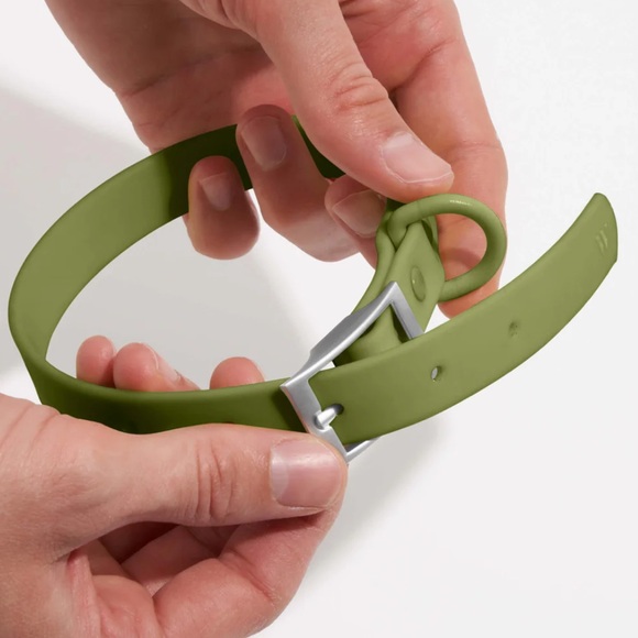 Wild One Dog Collar - XL (18-23") - Moss Green - Picture 9 of 16